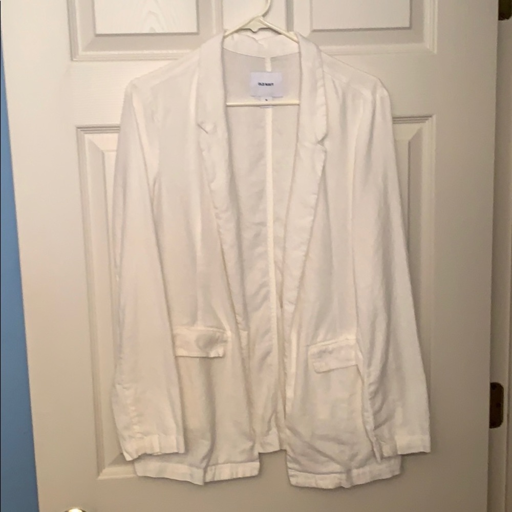 Old navy white Linen blazer
